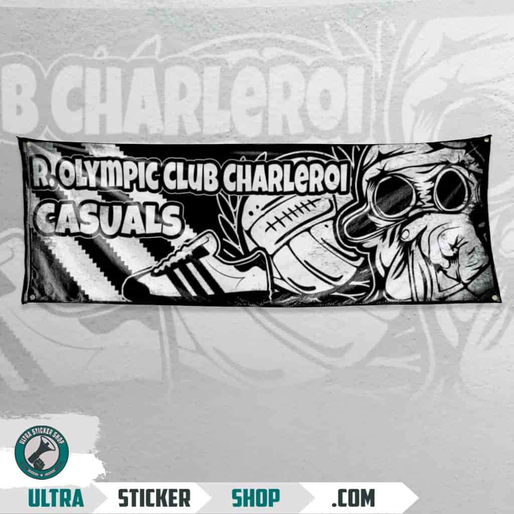 R. Olympic Club Charleroi casuals Flag