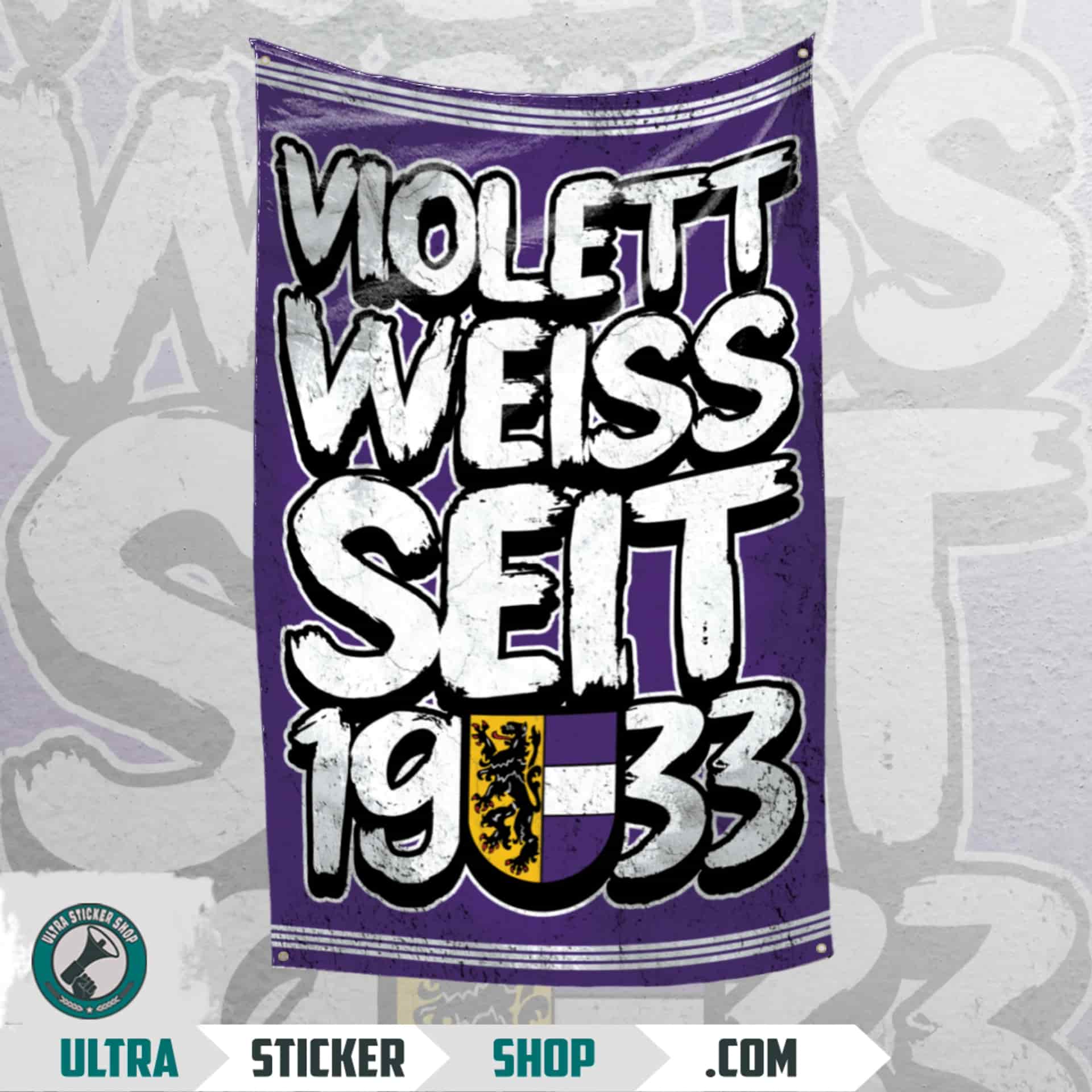 Violett-weiss Seit 1933 Flag