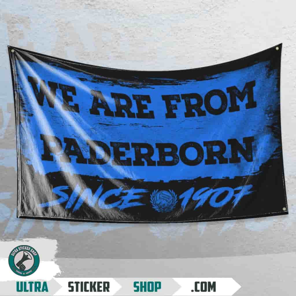 We are from Paderborn since 1907 Flagge