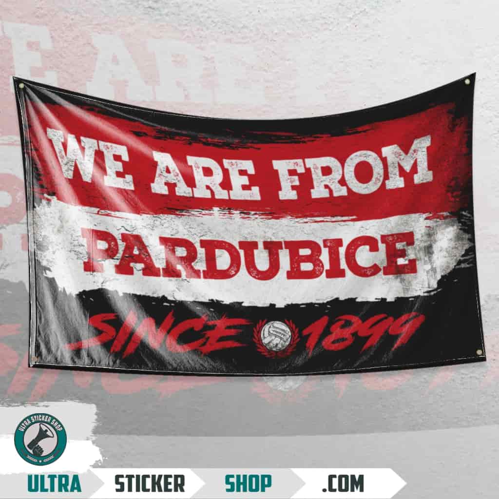 We are from Pardubice since 1910 Flagge