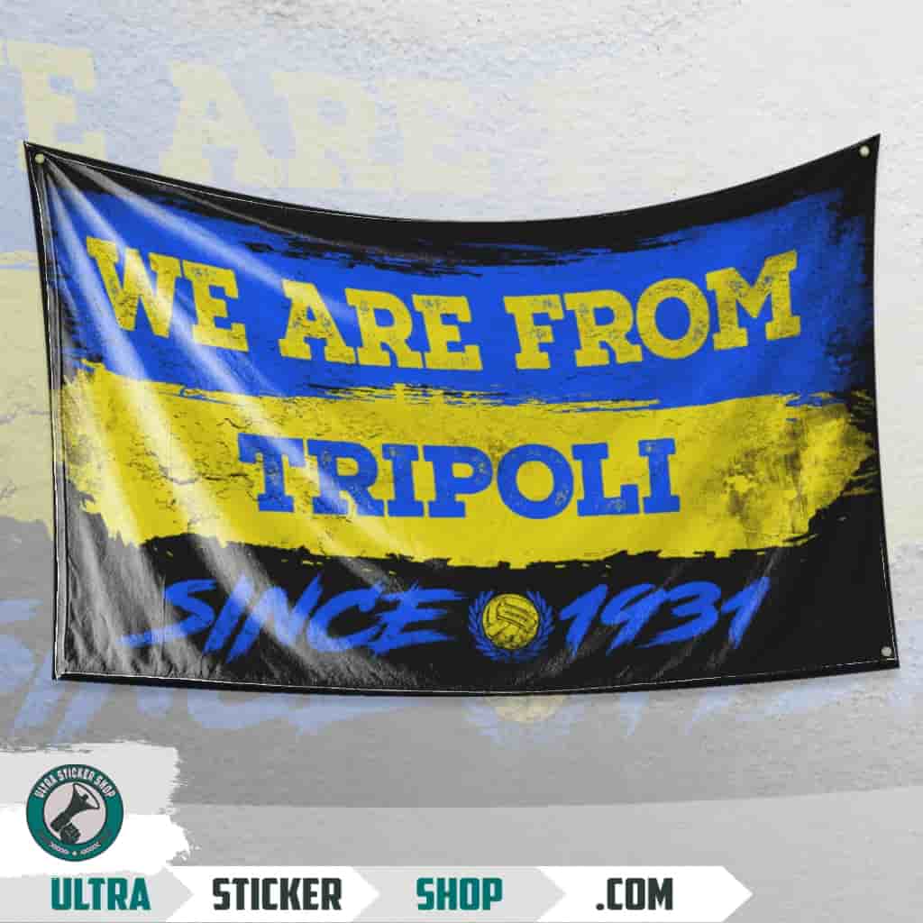 We are from Tripoli since 1932 Σημαία