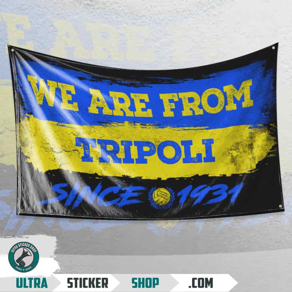 We are from Tripoli since 1932 Bandeira