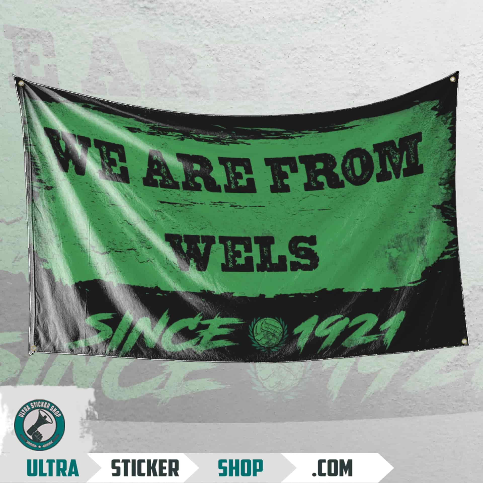 We are from Wels since 1921 Bandiera